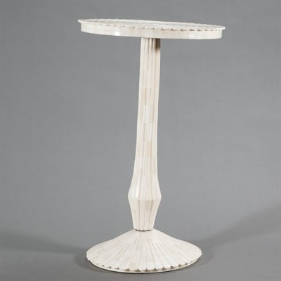 Lot 571 - Bone Occasional Table Height 19 1/2 inches,...