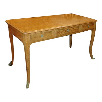 Lot 243 - Provincial Continental Rococo Style Oak...