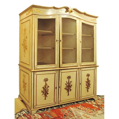 Lot 214 - Louis XVI Style Gilt Decorated and Ivory...