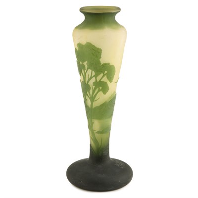 Lot 398 - Daum Acid Etched Cameo Glass Vase Circa 1900...