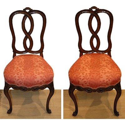 Lot 145 - Set of Eight Victorian Mahogany Dining Chairs