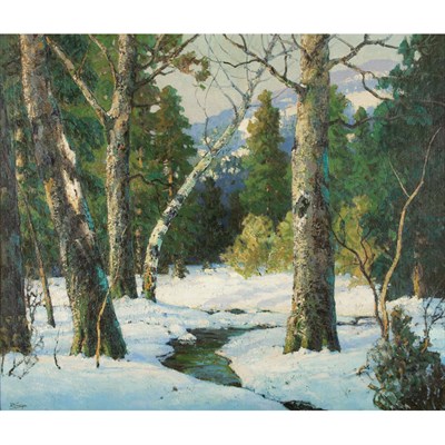 Lot 165 - Walter Koeniger American, 1881-1943 Winter...