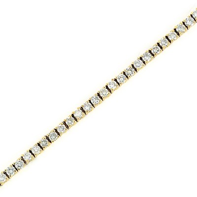 Lot 137 - Wide Gold Bracelet