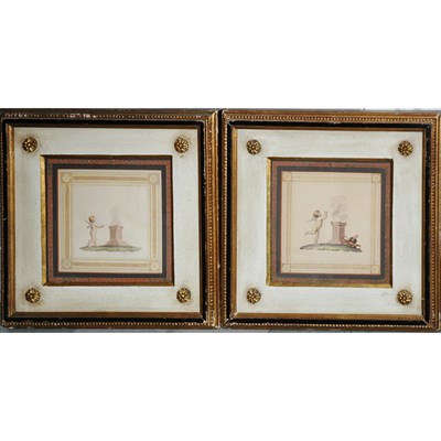 Lot 103 - W. N. Gardiner [CHERUBS] Two hand-colored...