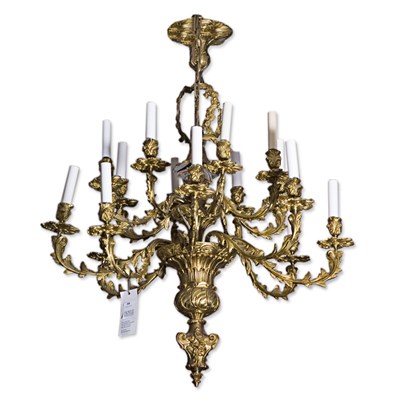 Lot 268 - Florentine Gilt-Bronze Sixteen-Light...