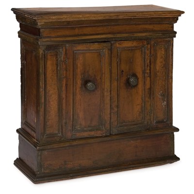 Lot 281 - Italian Baroque Style Walnut Side Cabinet The...