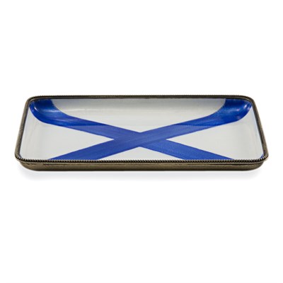 Lot 209 - Continental Guilloche Enameled Silver Card...