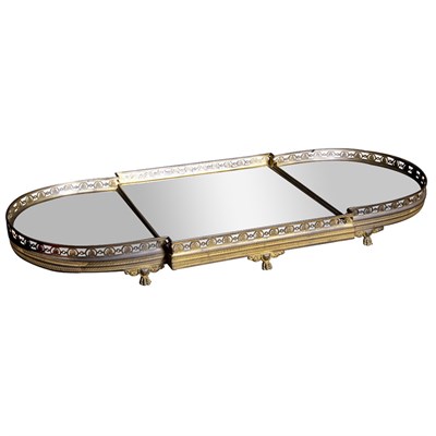 Lot 248 - Neoclassical Style Gilt-Bronze Mirrored...
