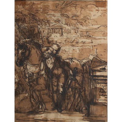 Lot 87 - Italian School 18th Century A Knight...