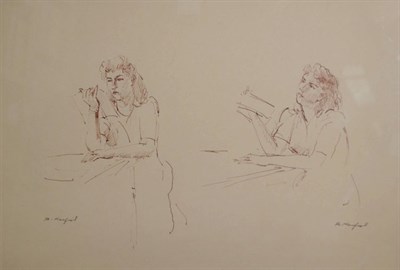 Lot 49 - Bernard Karfiol American, 1886-1952 Figures...
