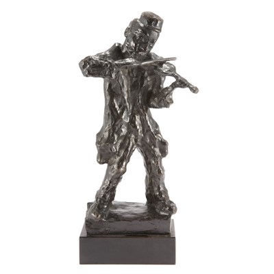 Lot 4 - Mane-Katz Ukrainian/French, 1894-1962 Fiddler...