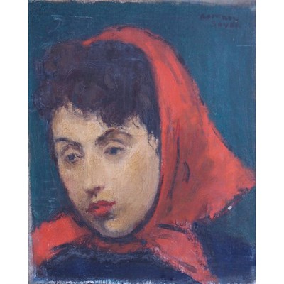 Lot 63 - Raphael Soyer American, 1899-1987 Woman with a...