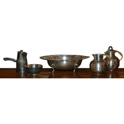 Lot 312 - Group of Silver Plated Table Articles...