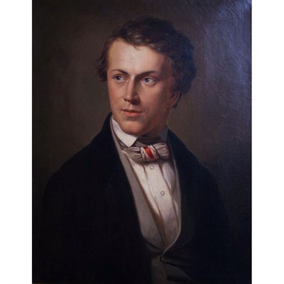 Lot 3 - American School 19th Century Portrait of a...