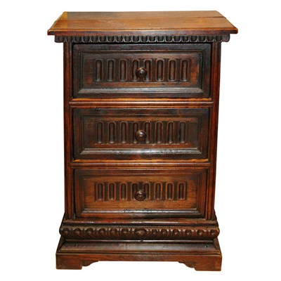 Lot 204 - Italian Walnut Side Cabinet Height 32 inches,...