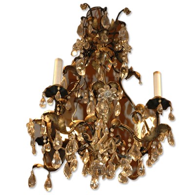 Lot 367 - Louis XV Style Gold Painted and...