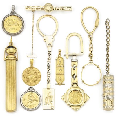 Lot 88 - Group of Gold Jewelry