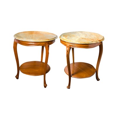 Lot 273 - Pair of Transitional Louis XV/XVI Style Carved...