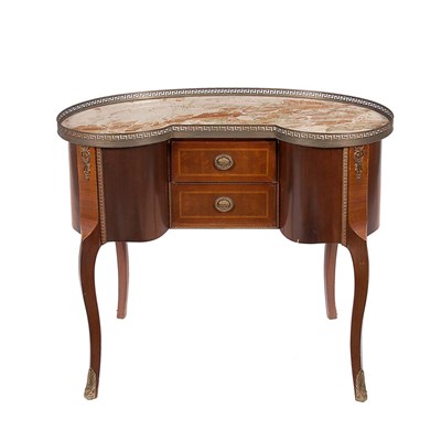 Lot 407 - Louis XVI Style Gilt-Metal Mounted Mahogany...