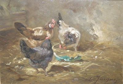 Lot 7 - Charles Emile Jacque French, 1813-1894...
