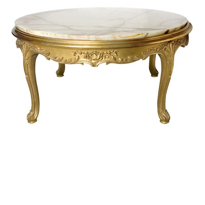 Lot 563 - Louis XV Style Gilt-Wood Low Table The...