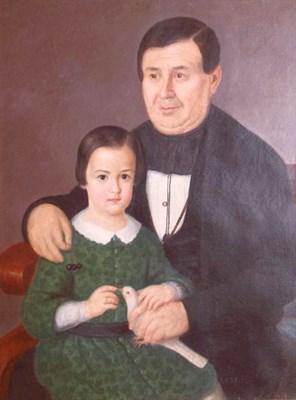 Lot 5 - American School 19th/20th Century Portrait of...