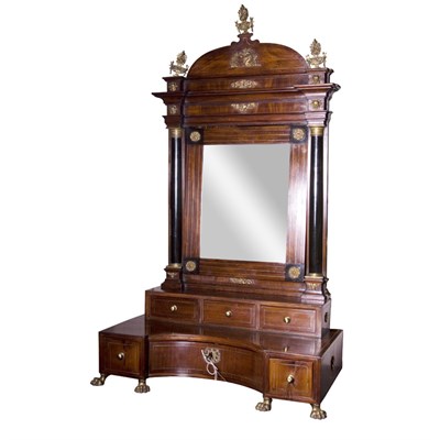 Lot 176 - Baltic Neoclassical Gilt-Metal Mounted Part...