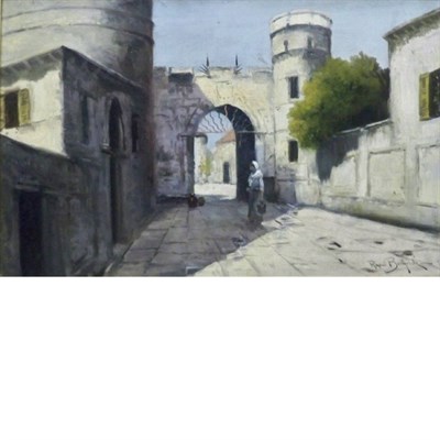 Lot 17 - Raoul Bertholdi 20th Century A Street in...