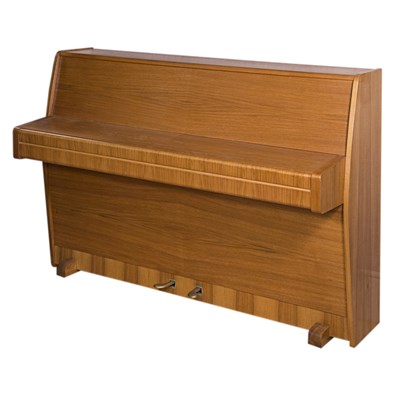 Lot 1084 - Steinway & Sons Blonde Mahogany Upright Piano...
