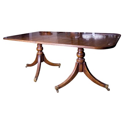 Lot 140 - George III Style Mahogany Double Pedestal...