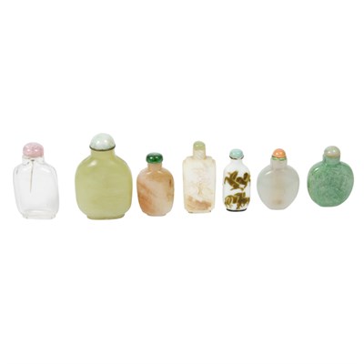 Lot 316 - Group of Chinese Snuff Bottles 19th Century...