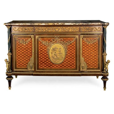 Lot 492 - Louis XVI Style Gilt-Bronze Mounted Amaranth,...