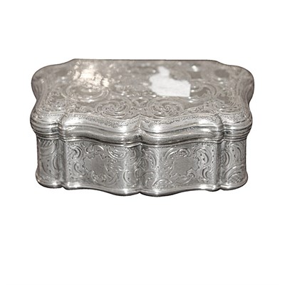 Lot 346 - Russian Silver Box Approximately 6 ounces.