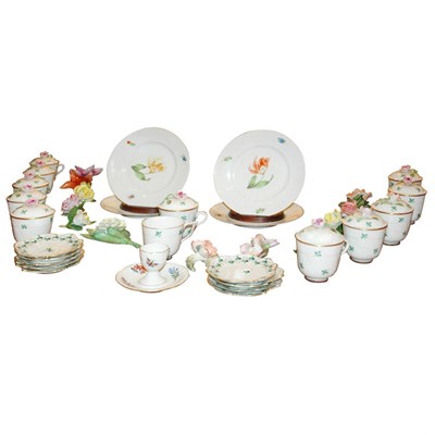 Lot 391 - Assembled Herend Porcelain Partial Dinner...