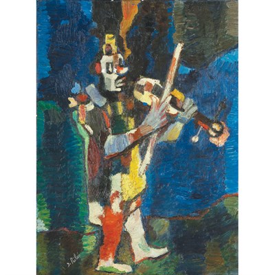 Lot 58 - Isaac Pailes French, 1895-1978 Jongleur Signed...