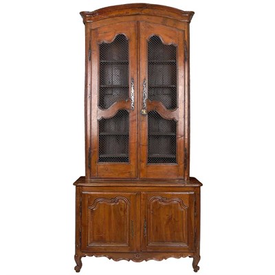 Lot 375 - Provincial Louis XV Fruitwood Buffet a Deux...