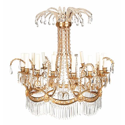 Lot 432 - Russian Neoclassical Style Gilt-Metal and Cut...