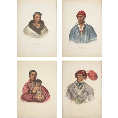 Lot 69 - McKenney & Hall {INDIAN PORTRAITS] Ten...