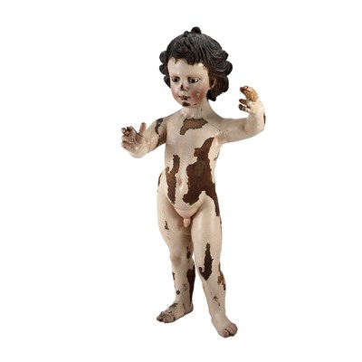 Lot 182 - Continental Baroque Figure of an Infant...