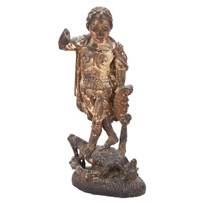 Lot 164 - Continental Baroque Polychrome Figural Group...