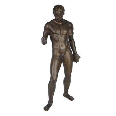 Lot 1096 - Bronze Figure of a Discus Thrower After the...