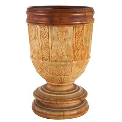 Lot 151 - Continental Baroque Ivory Goblet 17th/18th...