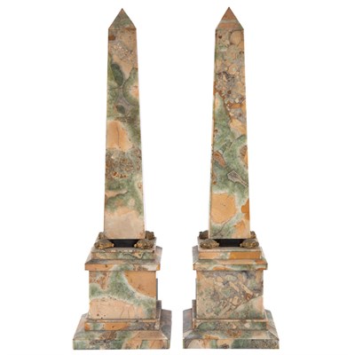 Lot 383 - Pair of Italian Neoclassical Style Gilt-Bronze...