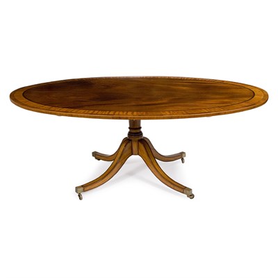 Lot 400 - Regency Style Mahogany and Satinwood Breakfast...