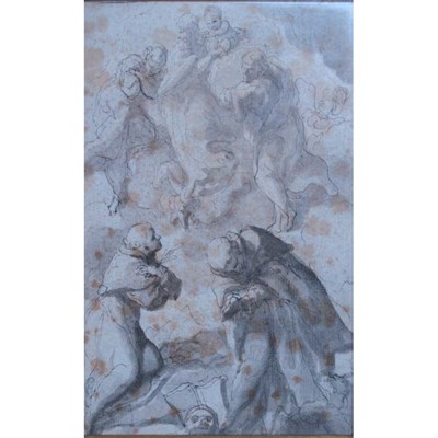 Lot 47 - Italian School 17th Century (i) Saint Simon...