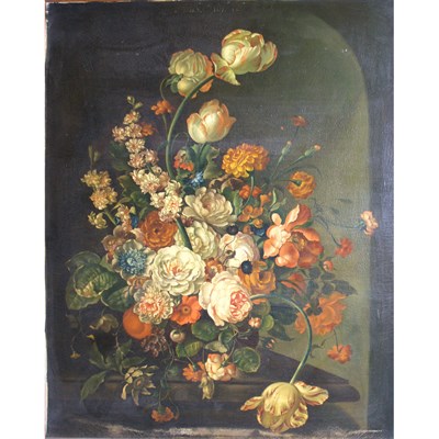 Lot 105 - Belgian School 20th Century Still Life with...