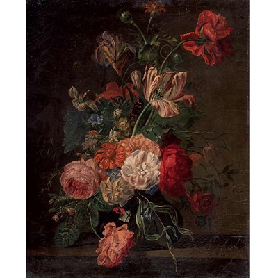 Lot 103 - Belgian School 19th Century Still Life with...