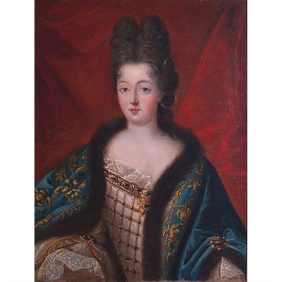 Lot 15 - French School 17th Century Portrait of a Lady...
