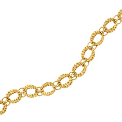 Lot 176 - Gold Link Bracelet, Tiffany & Co., Schlumberger