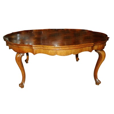 Lot 107 - Continental Style Mahogany Low Table Height 19...